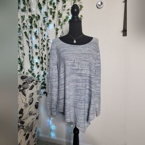 💚HP💚Joie Cotton Cashmere Lightweight Asymmetrical Hem Long Sleeve Sweater